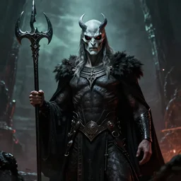 hades, god of the underworld, portrayed by ian mckellen