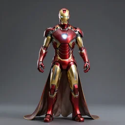 full body portrait of ironman as a magical star guardian. detailed face, concept art, intricate, highly detailed 8 k, smooth, sharp focus, beautiful and aesthetic shape of face and body, artgerm, artstation, art by zexi guo and nira and junpei suzuki and gharliera and rinotuna