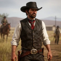 richard nixon in red dead redemption ii ( 2 0 1 8 ), cowboy cutscene, ps 4