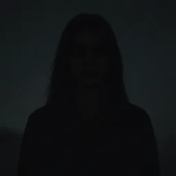 no light, complete darkness, no features, blind