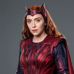 ( ( ( ( ( elizabeth olsen ) ) ) ) ) scarlet witch!!!!, portrait!!!, [ 4 k photorealism ]!!, trending on unsplash