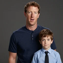mark zuckerberg and his new mini - me in the new austin powers movie