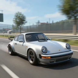 video game screenshot of a porsche 9 1 1, racing game screenshot