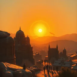the sun. highly detailed, digital painting, watercolor, soviet realism, engraving, artstation, concept art, smooth, sharp focus, vivid grunge, manga, unreal engine 5, 8 k, art by bilibin and kilian eng and kuvshinov and malevich and mucha