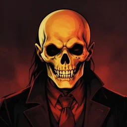floyd went to hell, floyd scary art, hell style art, icon in color