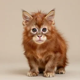 a feline orangutan - kitten - hybrid, animal photography, felidae, housecat, kitten, pussycat pet