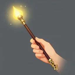 magic wand, digital art, illustration, concept art