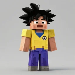 Goku in minecraft
