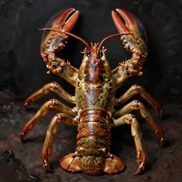 zoological portrait of a human lobster by kuldar leement or ruan jia or brad rigney or micha karcz or brad rigney