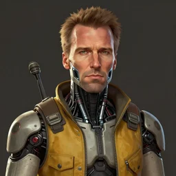 a study of cell shaded portrait of james cameron cyborg as borderlands 3 concept art, llustration, post grung, concept art by josan gonzales and wlop, by james jean, victo ngai, david rubin, mike mignola, laurie greasley, highly detailed, sharp focus, alien, trending on artstation, hq, deviantart, art by artgem
