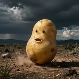 john wayne turning into a potato