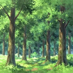 anime trees