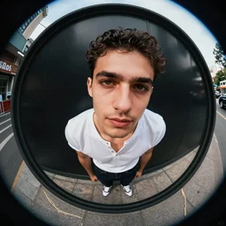 [ a handsome latino brazilian italian man ] fisheye!! lens macro! full body trending on unsplash intricate 3 2 k 1 6 k quality award winning contest winner [ portrait ]!!