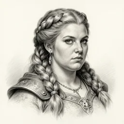 plump female dwarven commoner | complex braided hairstyle | pencil sketch | hyperdetailed | johfra bosschart | bust portrait | dungeons and dragons |
