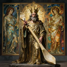 The great inquisitor of the Sect of the Holy Truncated Spoon. Art by Greg Rutkowski and Alphonse Mucha but as a photograph
