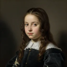 A decent young girl portrait by Diego Velazquez.