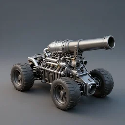 madmax car supercharger and cannon, artstation, fantasy