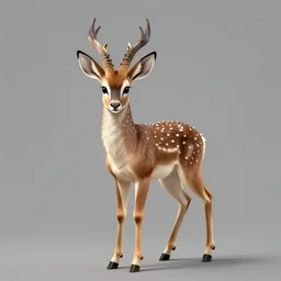 a dik dik monster, digital art, fantasy, magic, trending on artstation, ultra detailed, professional illustration by Basil Gogos