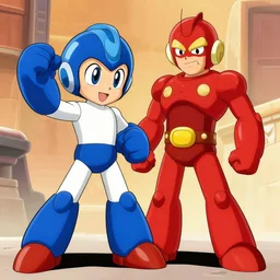 mega man vs maga man real
