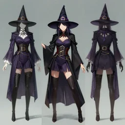 witch costume, trending on ArtStation