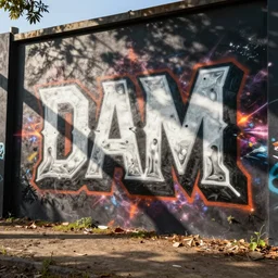3d grafitti by DAIM