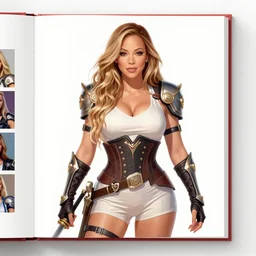 Mariah Carey in a  blade and soul  spinoff artbook  rendered by the artist Taran Fiddler,  Joe Madureira, Nadezhda Tikhomirova, Jiyun Chae,   Lê Long, trending on Artstation by Hyung Tae Kim, artbook, Stanley Artgerm Lau, WLOP, Rossdraws , James Gurney