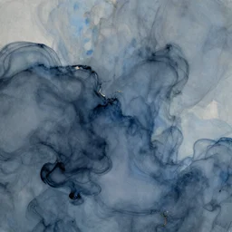 earthy blue abstract art ink flowing, moody, phone wallpaper, very detailed, 8k, pastel colors