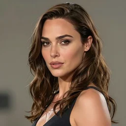 a portrait of gal gadot, anime art style, highly detailed, highly realistic, beautiful detailes