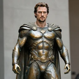Henry Cavill as a Bronze statue