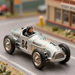 closeup of a tin toy 1 9 2 0 s race car, nicoletta ceccoli, mark ryden, lostfish, max fleischer, depth of field, detailed and intricate environment, 8 k resolution, hyperrealistic, octane render