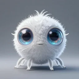 a tiny creature with enormous eyes made of bioluminescence, fantasy, elegant, crisp 8 k line work, emissive lighting, digital painting, artstation, unreal engine, octane render, concept art, matte, sharp focus, illustration, art by james jean and justin gerard