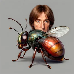 john lennon in an insect, art