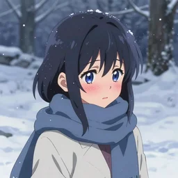 isekai cute anime girl sad blushing in a snow den, snow. digitally inked drawing, depth focus, rankings pixiv, artstation, imaginefx, gnomon chromatic aberration, noise, soft lighting, srgb, 4 k, cinematic rembrant kuvshinov ross tran craig mullins leyendecker wlop guweiz