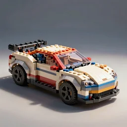 massive lego car but made for humans