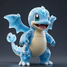 charmander made of ice, concept art, octane render, unreal engine 5, highly detailed, high quality, 8 k, soft lighting, realistic face, path traced