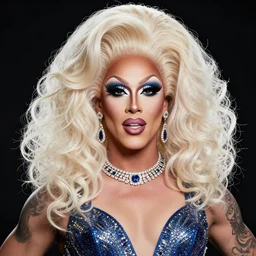 Dwayne Johnson as a drag queen, highly detailed, hyper realistic