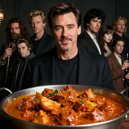 jim carrey is vindaloo curry, hyper detailed, digital art, artstation, cinematic lighting, studio quality, smooth render, by caravaggio, artgerm, greg rutkowski, peter mohrbacher, hajime sorayama, boris vallejo, craig mullins