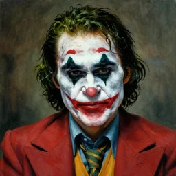 ultra realistic portrait painting of tom selleck as the joker, art by frank frazetta, 4 k, ultra realistic, highly detailed, epic lighting