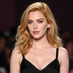 christina hendricks as victoria secret fashion model,