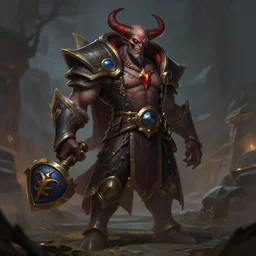 concept art of league of legends character gentleman from hell, greg rutkowski, trending on artstation, highly detailed, photorealisitc, ambient lighting