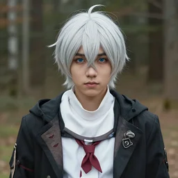 a real life person who eerily looks a lot like sans from undertale, photo realistic