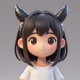 cute anime girl with drill hair, photorealistic 3d blender cycles render, senior artist artstation
