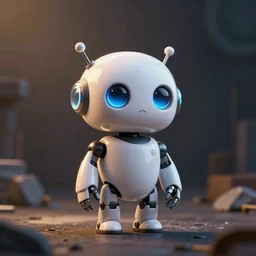 adorable cute robot, lovots, big eyes