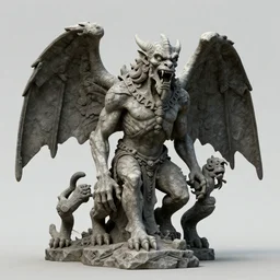 imps resemble living stone statues of gangly winged gargoyles by beksinski, fanged imp, full body concept, stone texture, beksinski, ruan jia, dark soul concept art