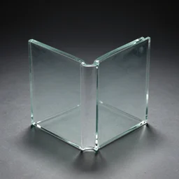 a book made of glass