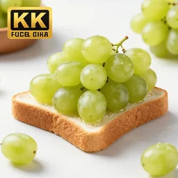 a photo of a sandwich of grapes, professional, studio, 4 k