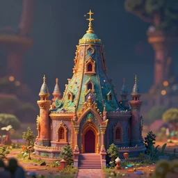 crow shrine. award - winning 3 d animation by an indie studio, rimlighting, depth of field, limited but vibrant palette, intricate details, impressionism, chiaroscuro, bokeh.