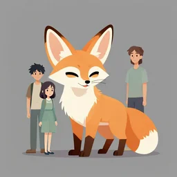 fennec fox, clean cel shaded vector art. shutterstock. behance hd by lois van baarle, artgerm, helen huang, by makoto shinkai and ilya kuvshinov, rossdraws, illustration, foolish inspiring silly