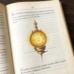 photo of a page from a fantasy wizard's textbook showing how to cast a spell. book illustrations by artgerm and greg rutkowski