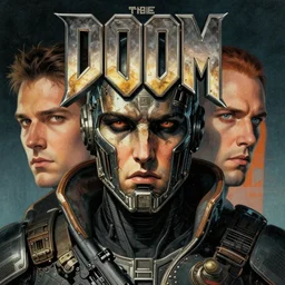 the doom as m 1 4 2 himars a realistic scifi cyberpunk, closeup portrait art by donato giancola and greg rutkowski, vintage retro scifi, digital art, trending on artstation, symmetry